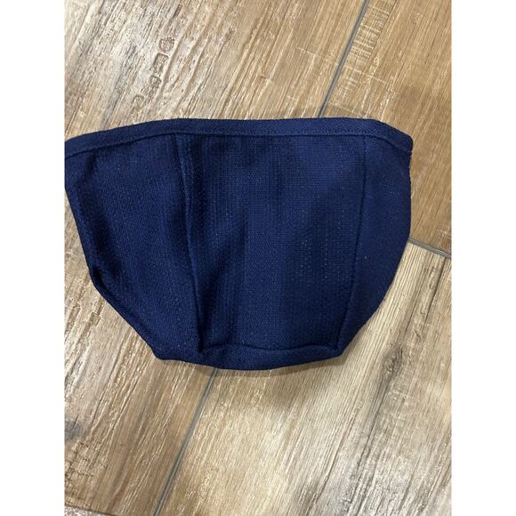 Longaberger Teaspoon Basket Fabric Liner Indigo Blue Navy Over the Edge - Picture 1 of 1